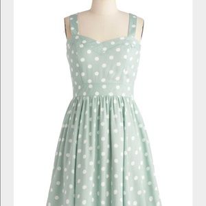 Minkpink Mint Polka Dot Dress